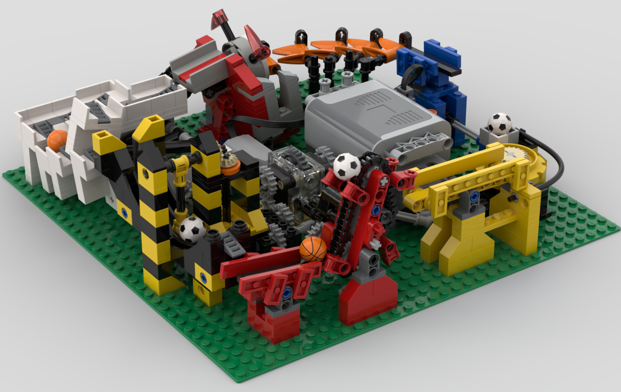 Table top Small Ball Contraption