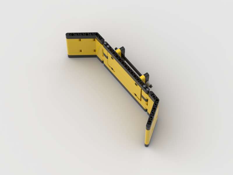 Attachment plate for the full RC track loader (MOC-41035)