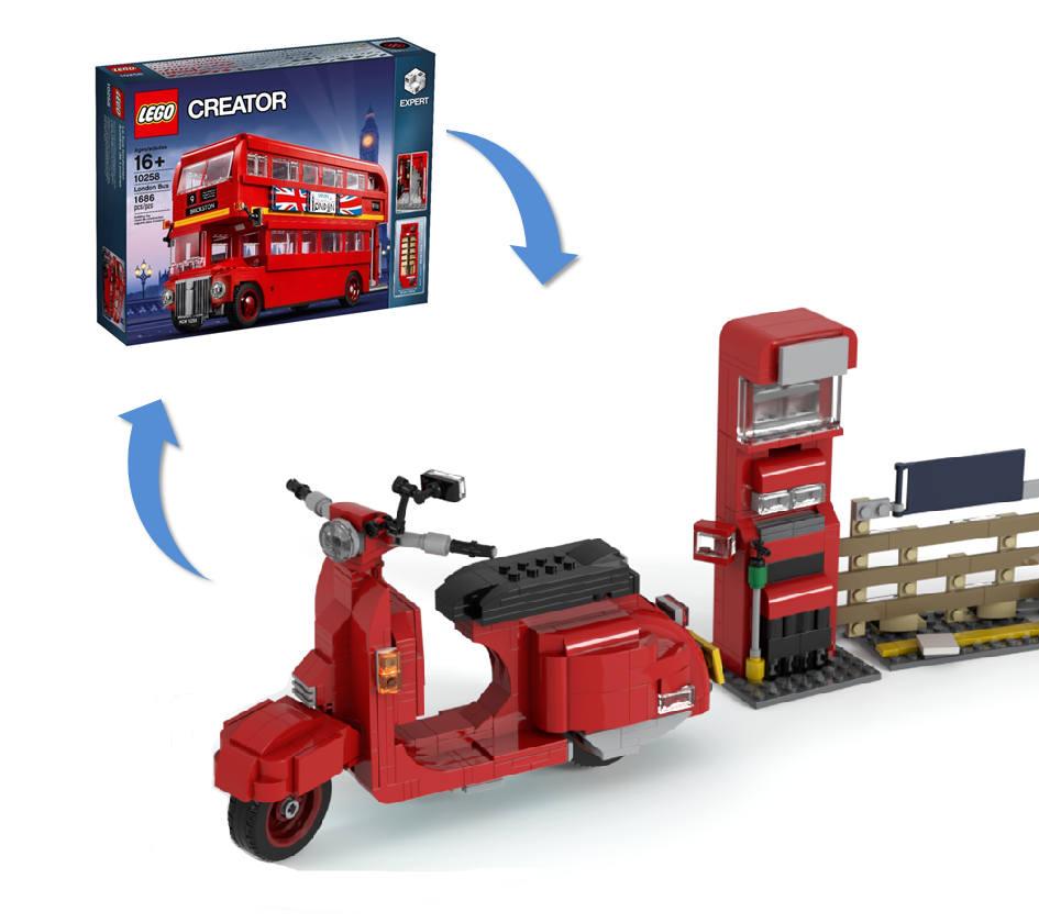 Vespa P150X (10258 Alternate Build)