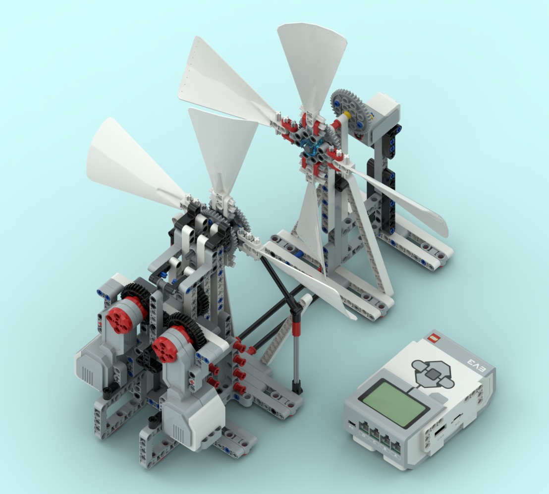 ev3 blower + anemometer
