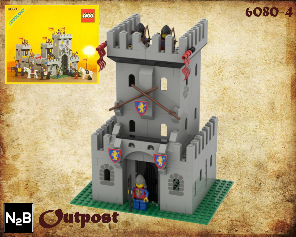 Outpost - Alternative build 4 Lego Set 6080 King's Castle