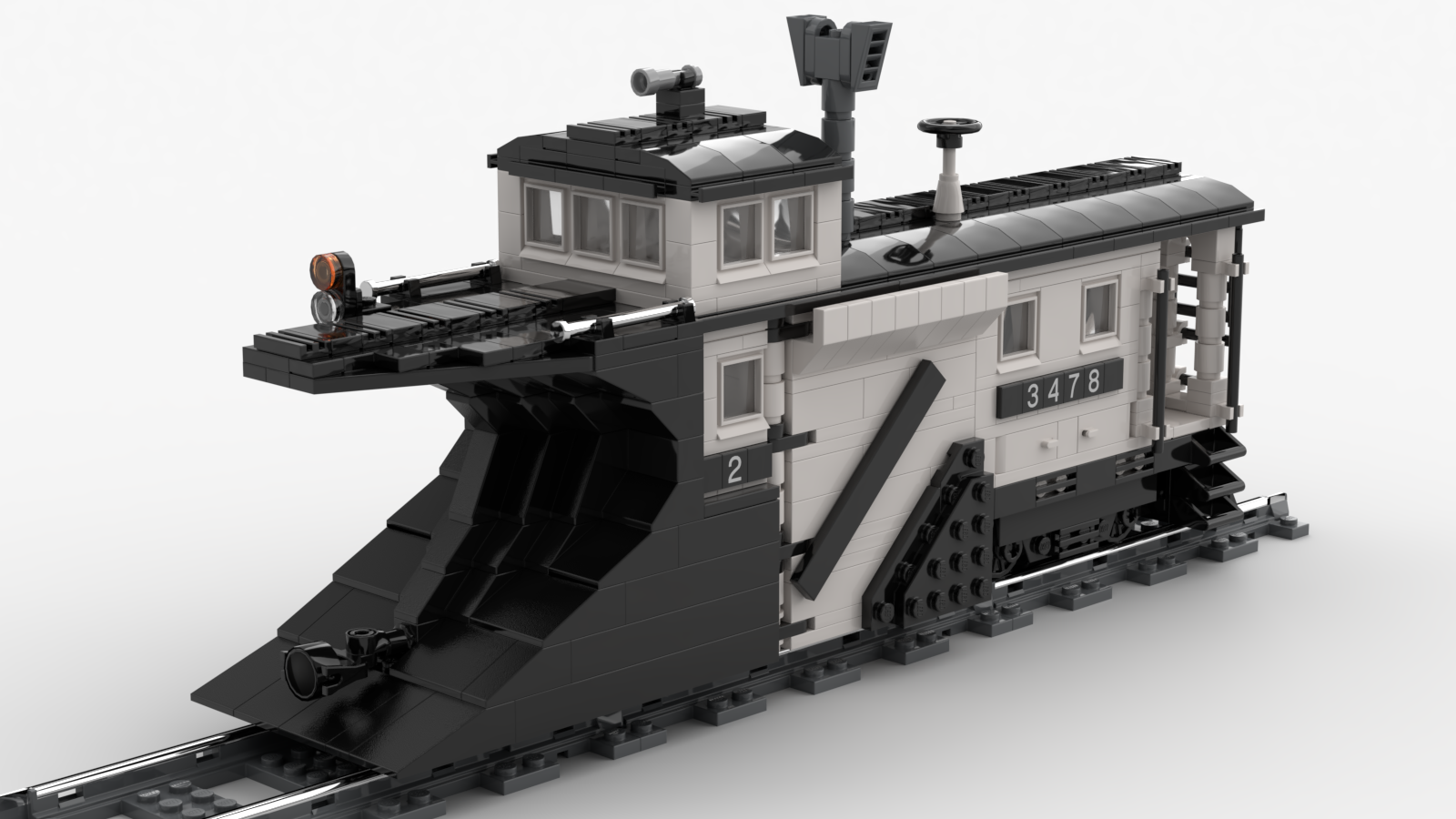 Train Snow Plow