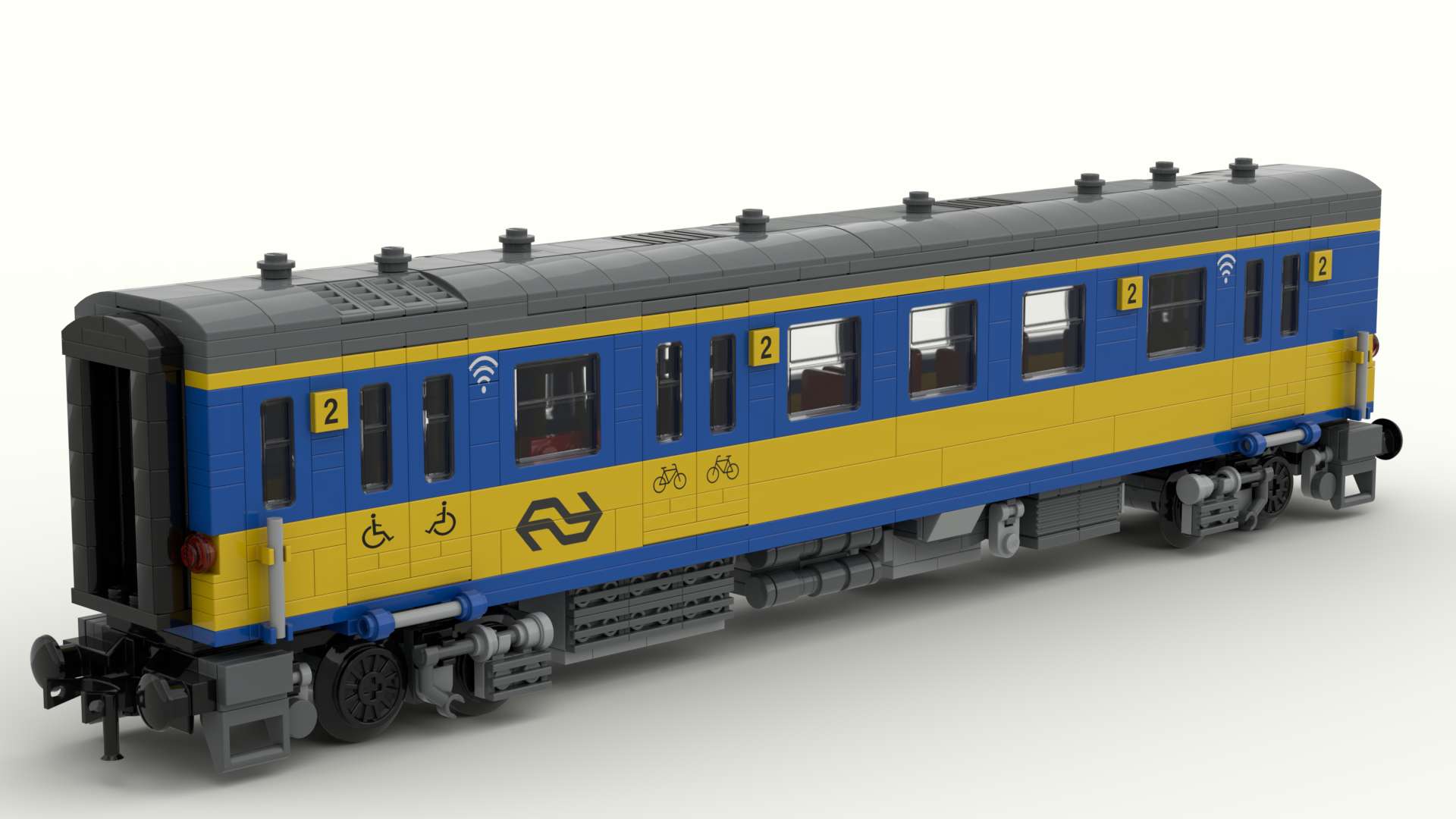 NS 2 class Carriage with disabled and bicycle entrance