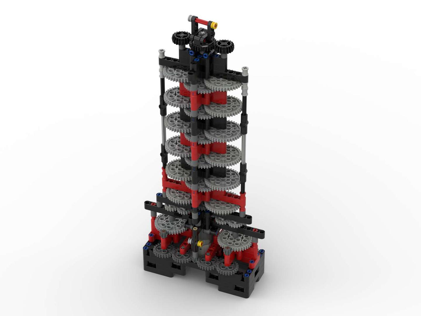 Billion to One Gearing Tower (MOC-42806) - LEGO MOC | MOC Tracker