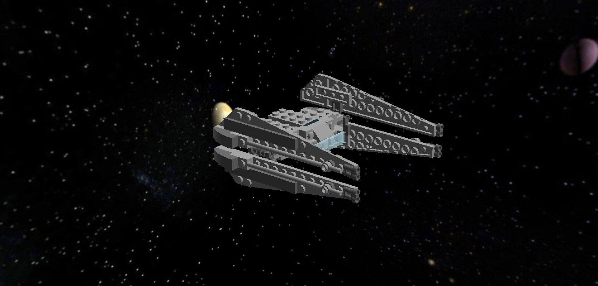 Kylo Ren's TIE Silencer alternate build
