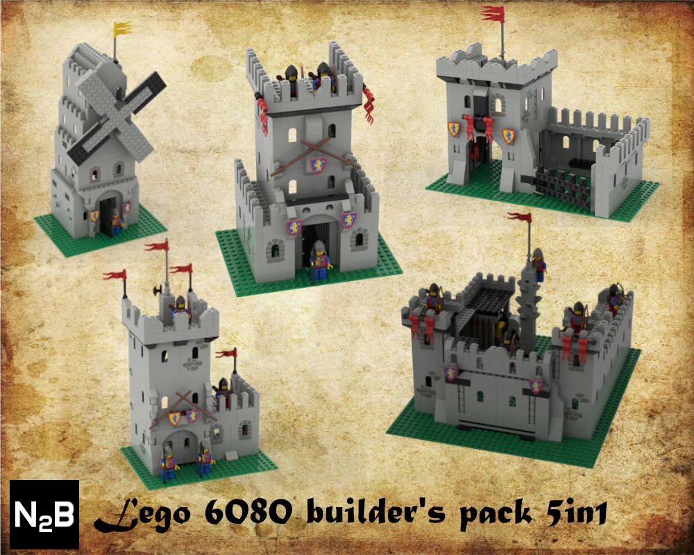 Alternate build pack 5 in 1 Lego set 6080