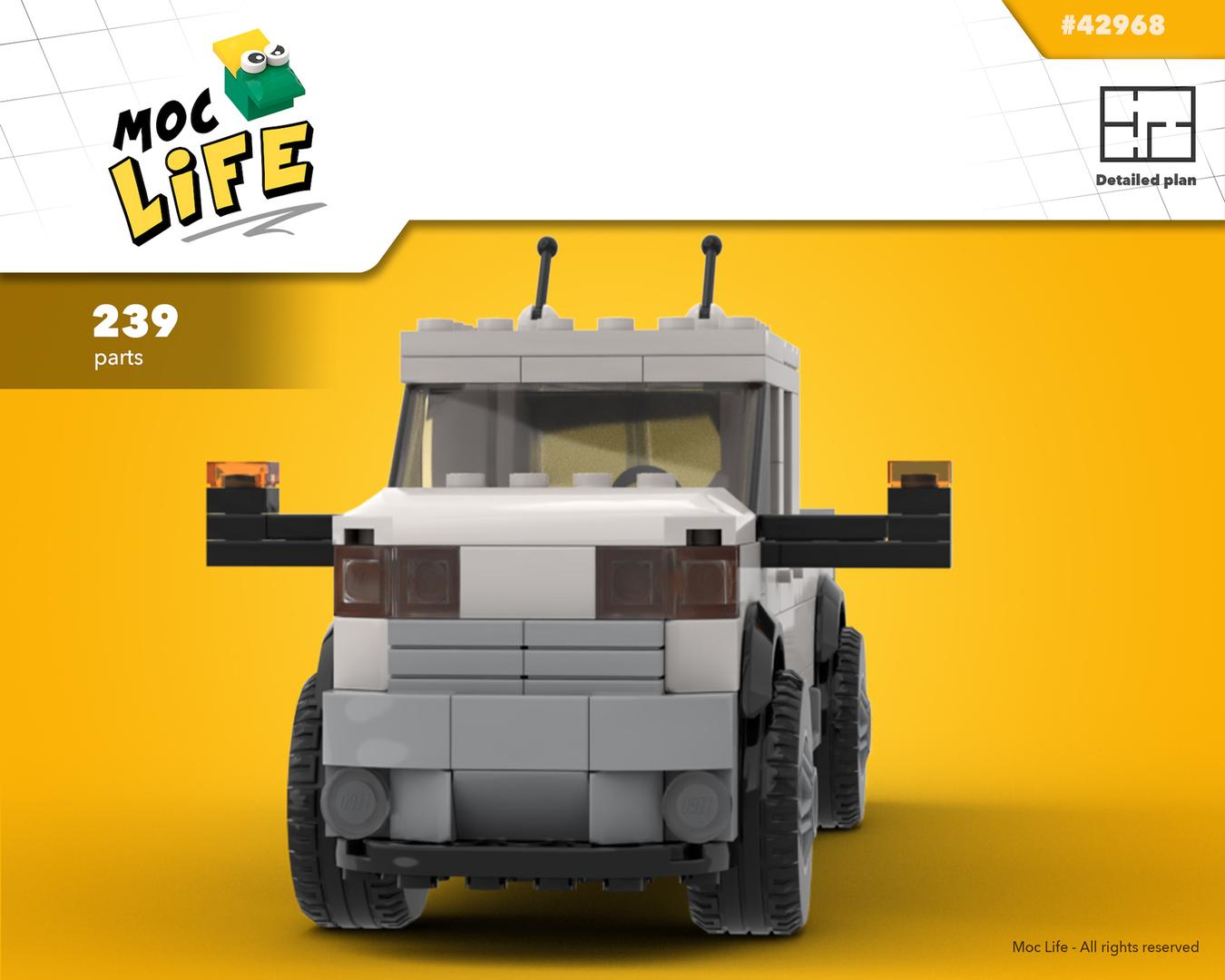 Ram 1500 mega cab long bed (MOC-42968) - LEGO MOC | MOC Tracker