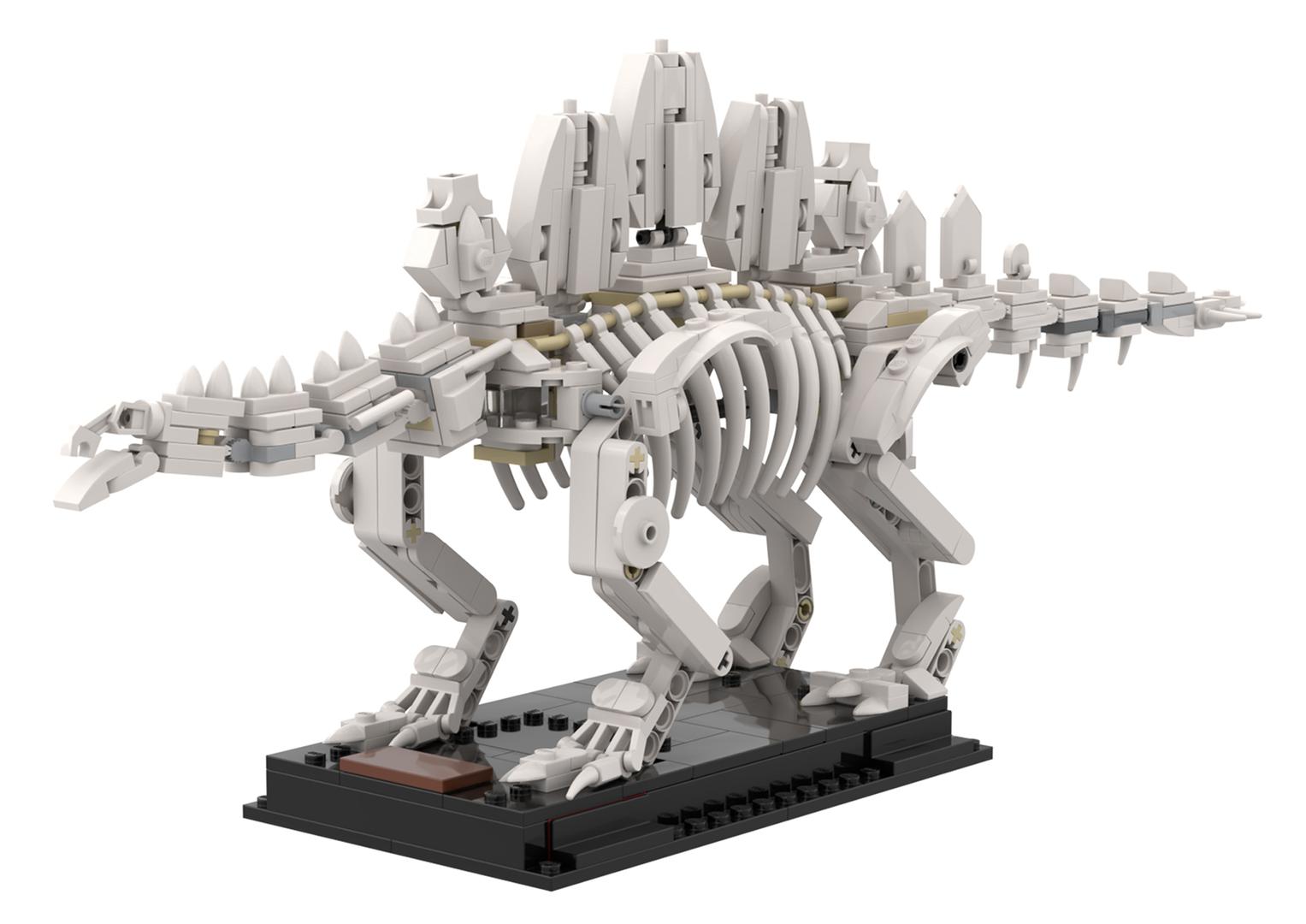 21320 Stegosaurus fossil