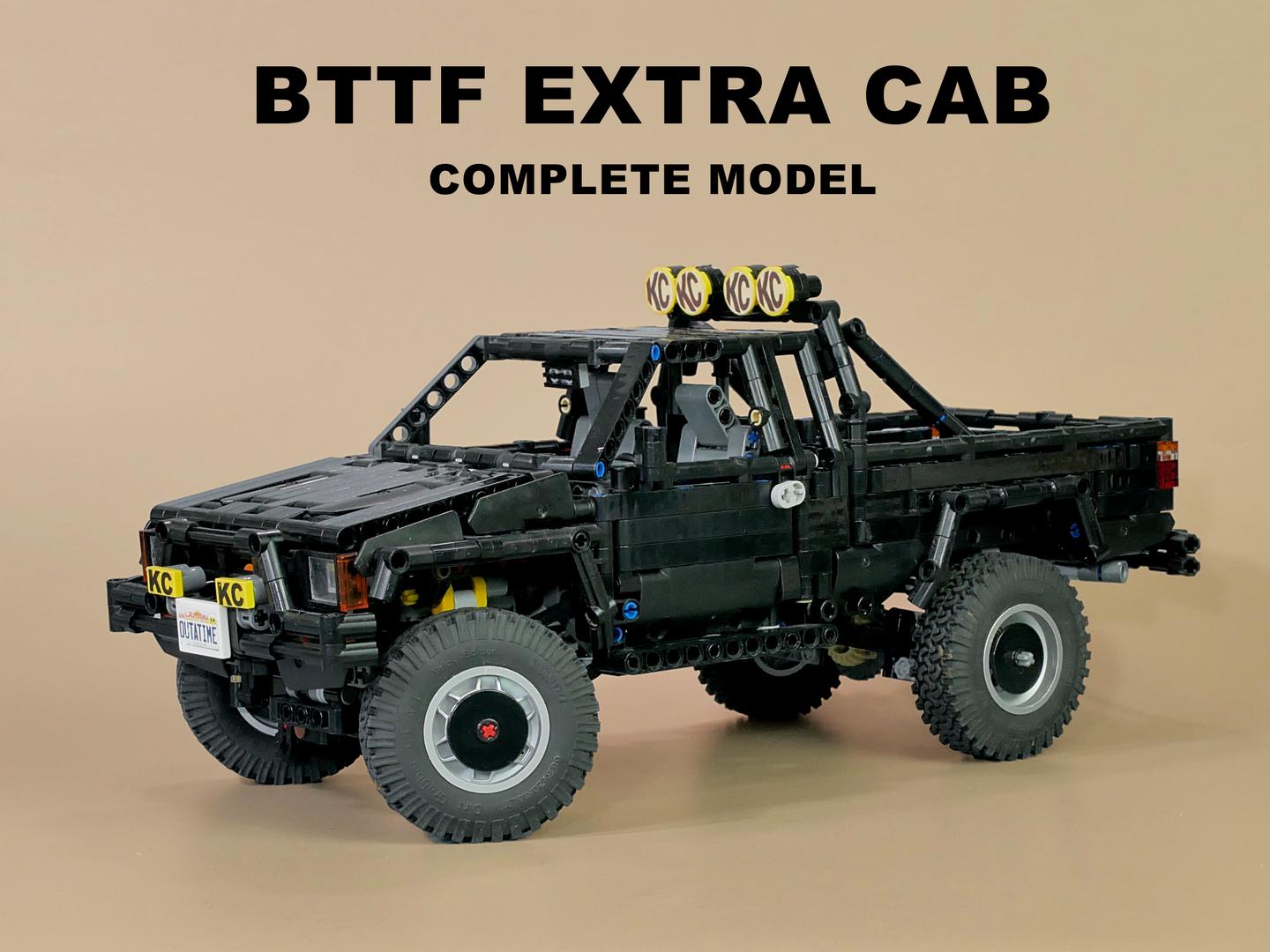 Toyota SR5 xtra cab 4x4 pickup truck (Hilux) - Back to the future | COMPLETE MODEL