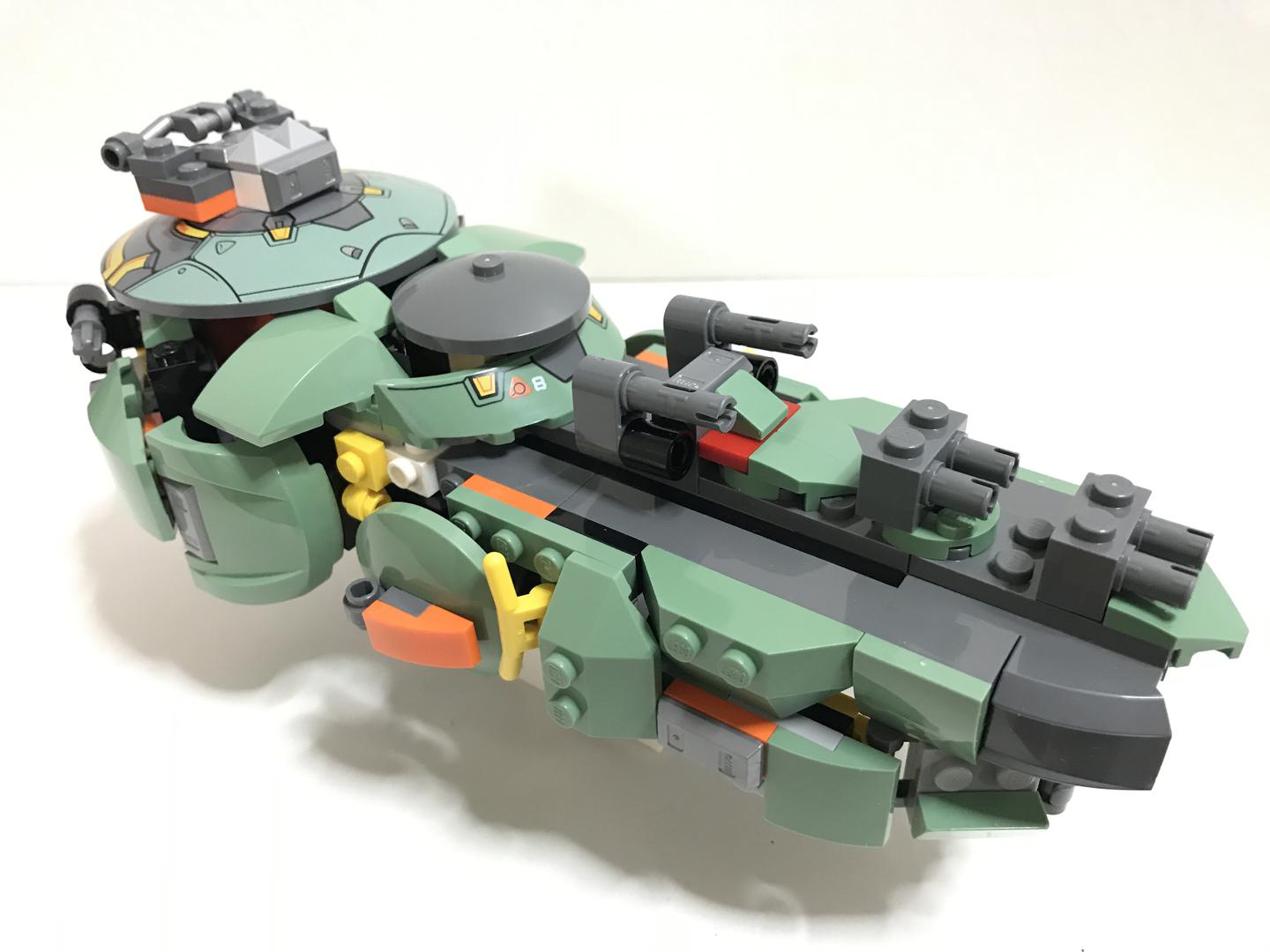Alternate model of Overwatch 75976 Wrecking Ball - Spaceship - Designed By Ken_He_MOC