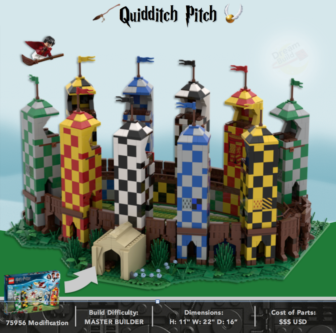 Quiddltch Pitch from Harry P0tter