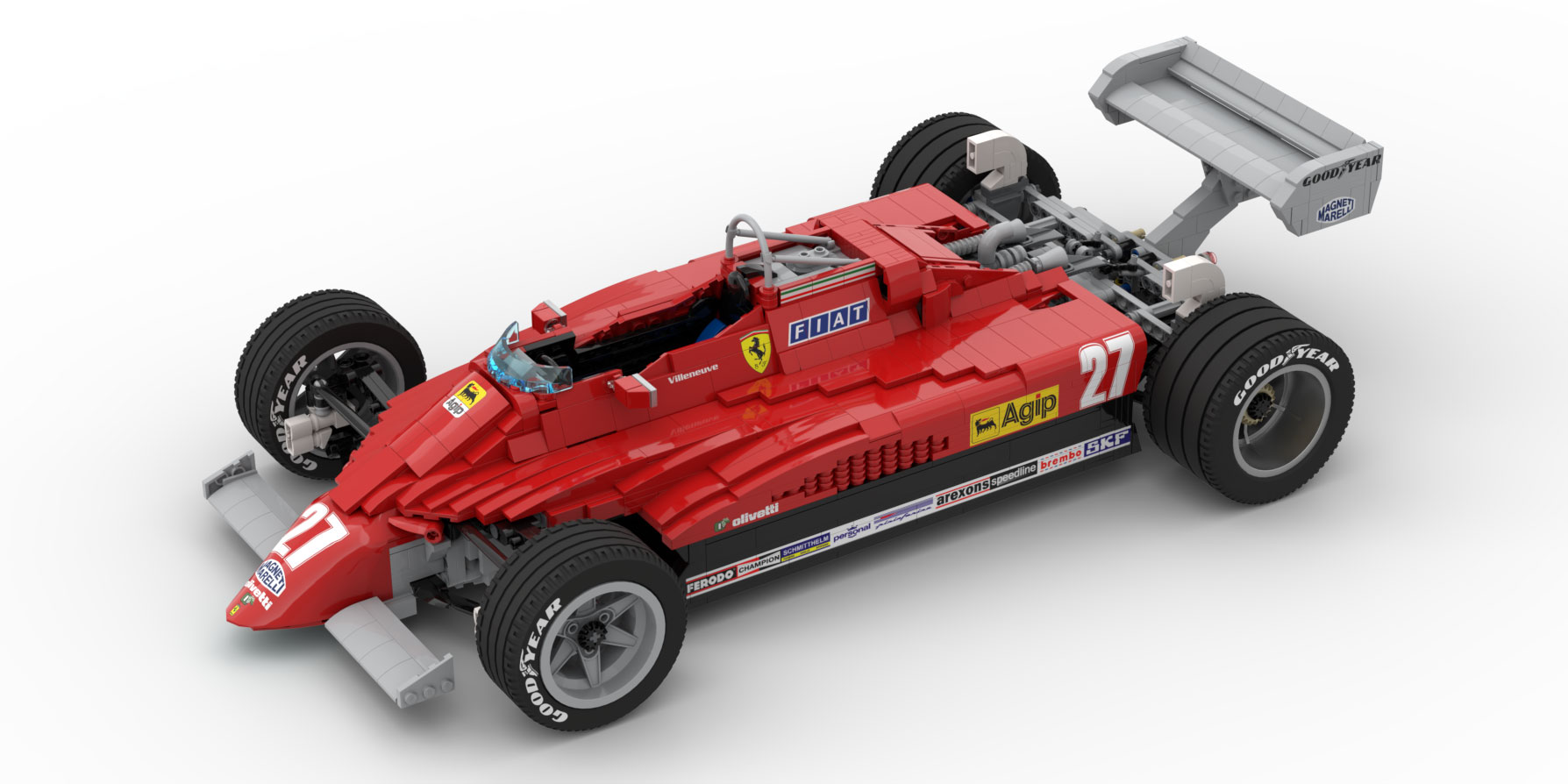 Ferrari 126C2 - no RC - scale 1:8