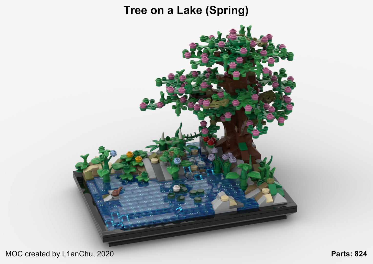 Tree on a Lake Spring