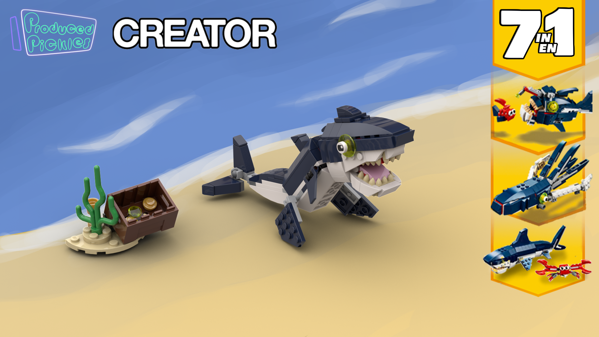 Landshark alternative build on 3-1 deep sea creatures
