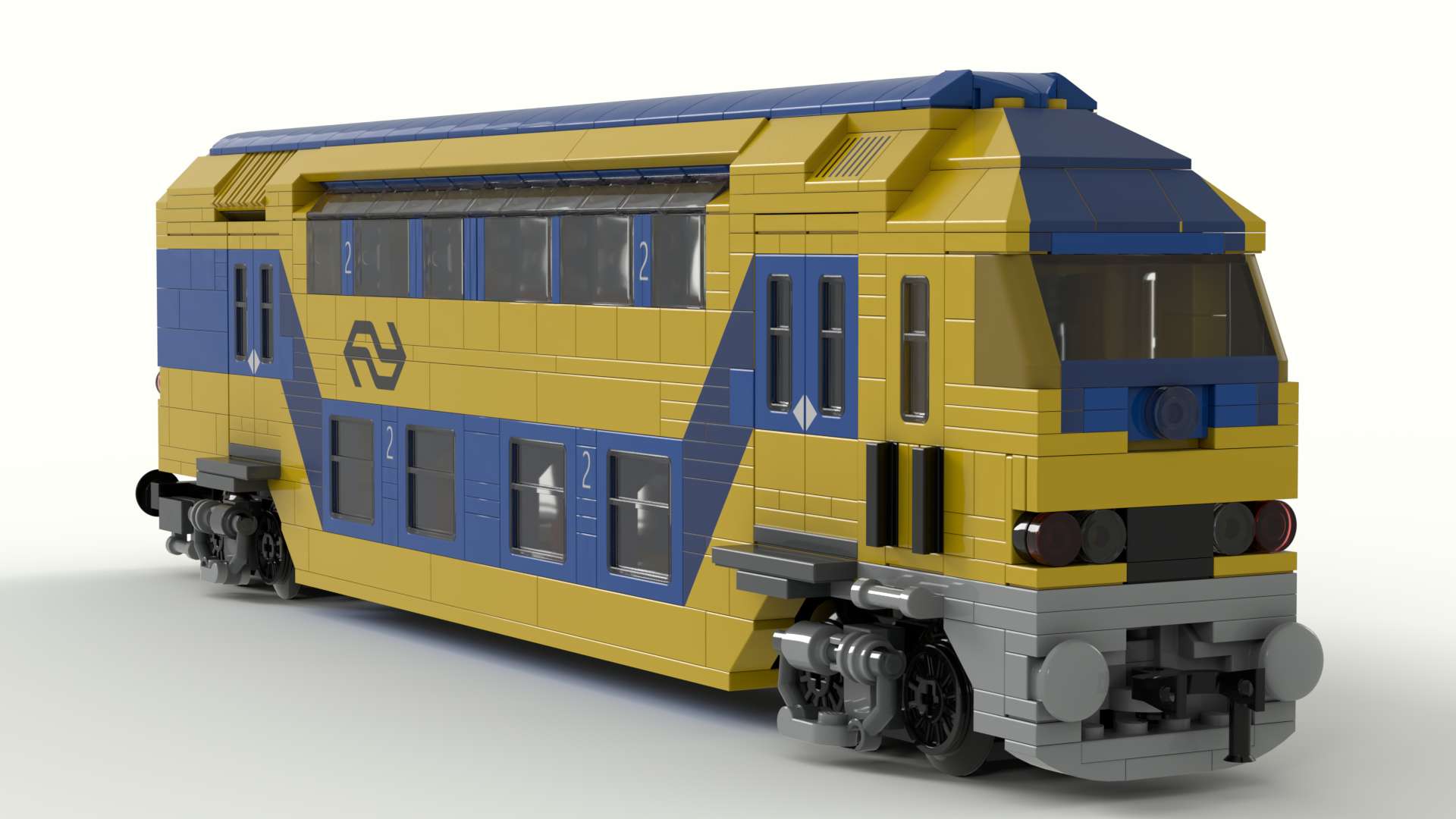 Dutch NS Double dekker end Carriage DDZ train