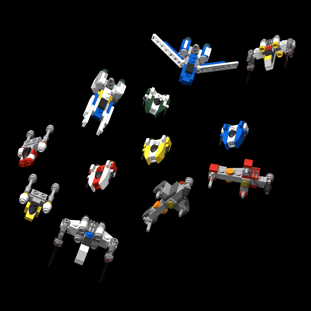 Original Trilogy Starfighters 1 : 250 Scale