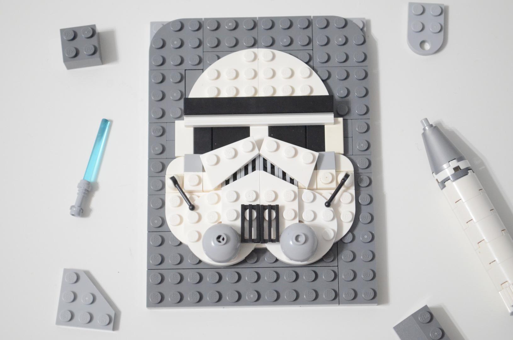 Stormtrooper Brick sketch mosaic