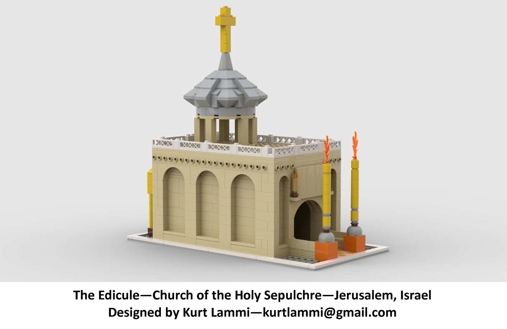 Edifice Rocl The Edicule - Church of Holy Sepulchre - Jerusalem, Israel (MOC-45085 ...