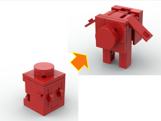1x1 Brickformer (Red)