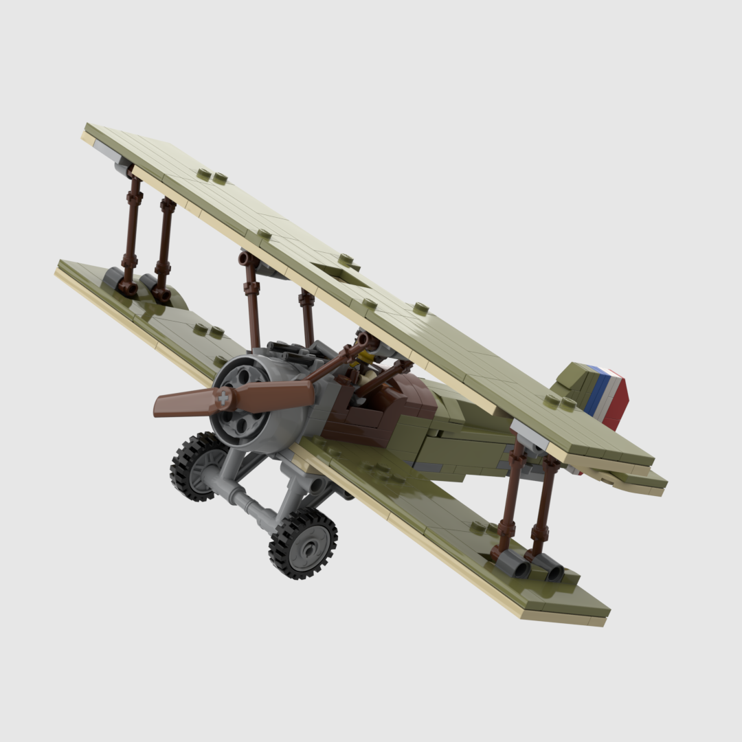 Sopwith Camel minifigure scale