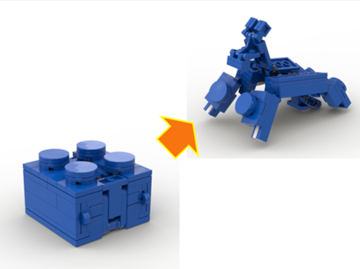 2x2 Brickformer (Blue)