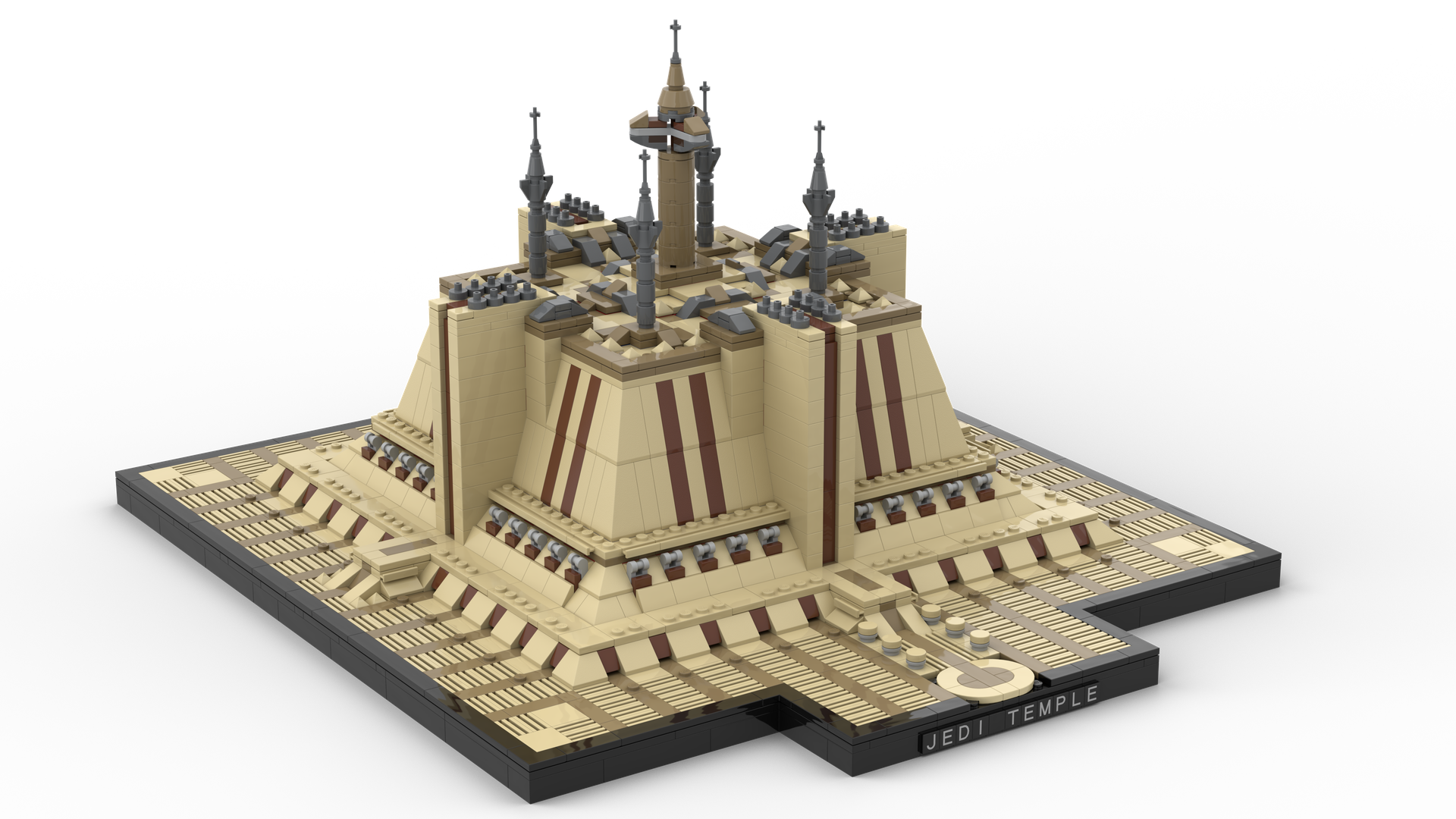 Coruscant Temple - LEGO Architecture Style