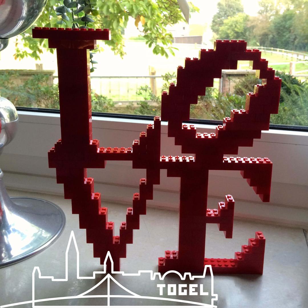 Lego LOVE Sculpture