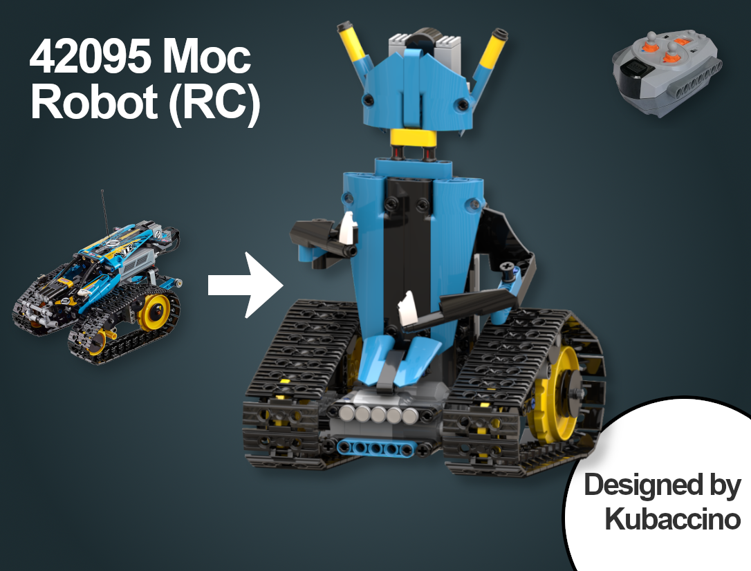42095 Robot (RC) Alternate (with PowerFunctions or BuWizz)