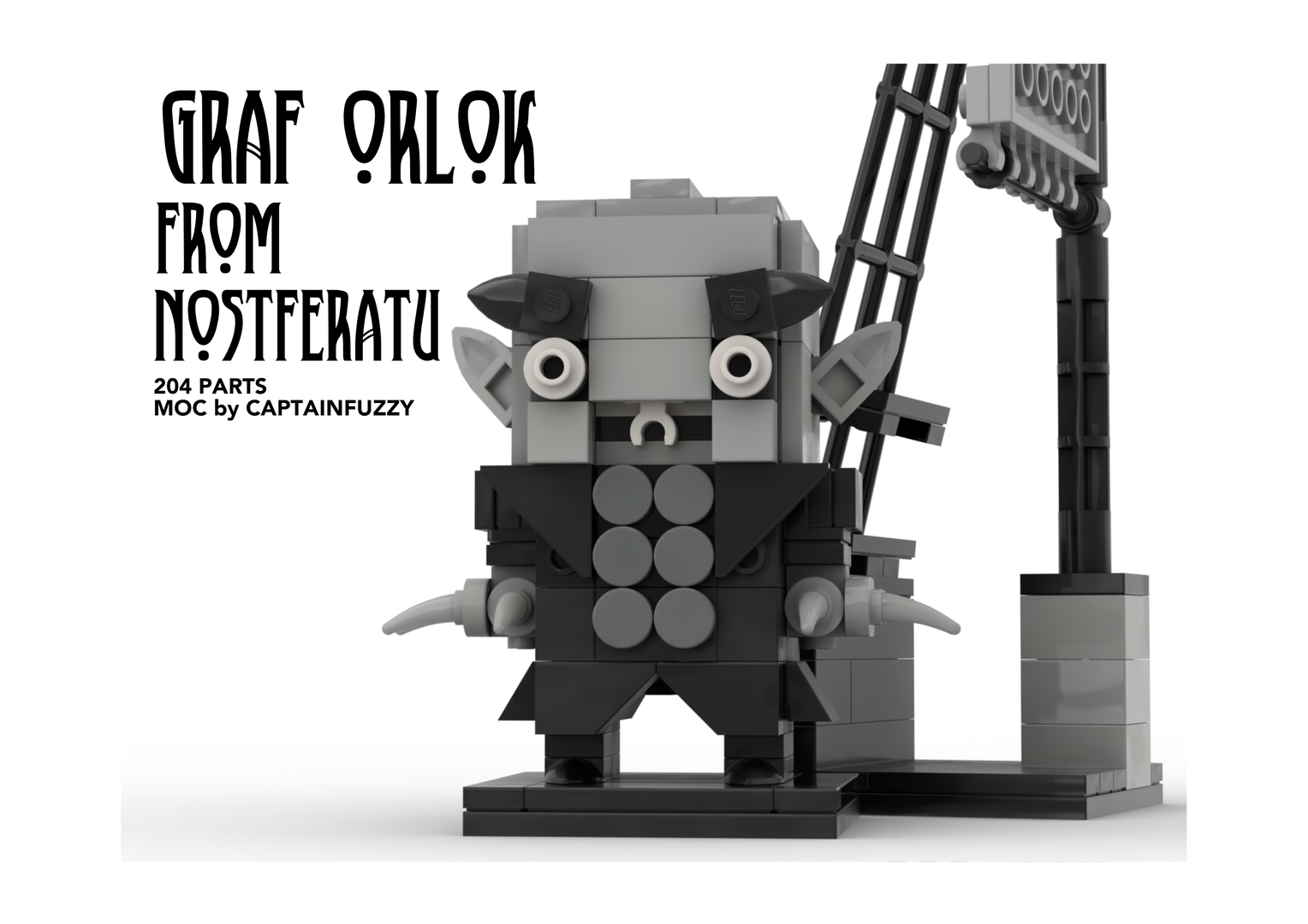 Graf Orlok from Nosferatu 1922 Brickheadz