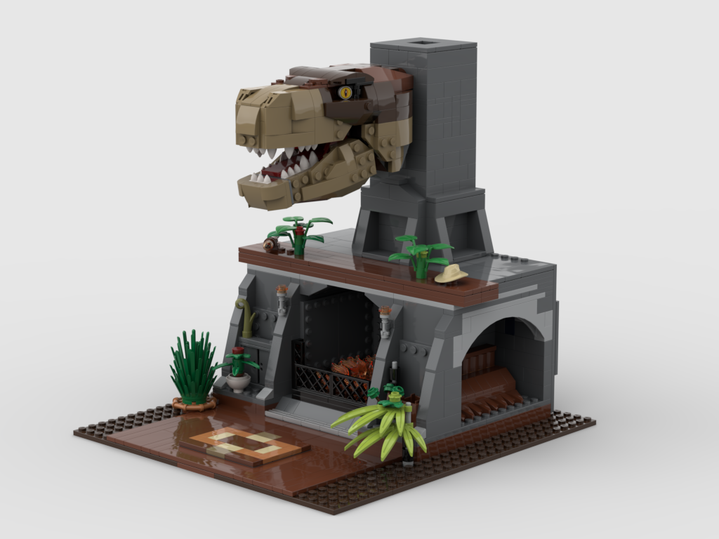 T-Rex Fireplace alternate build