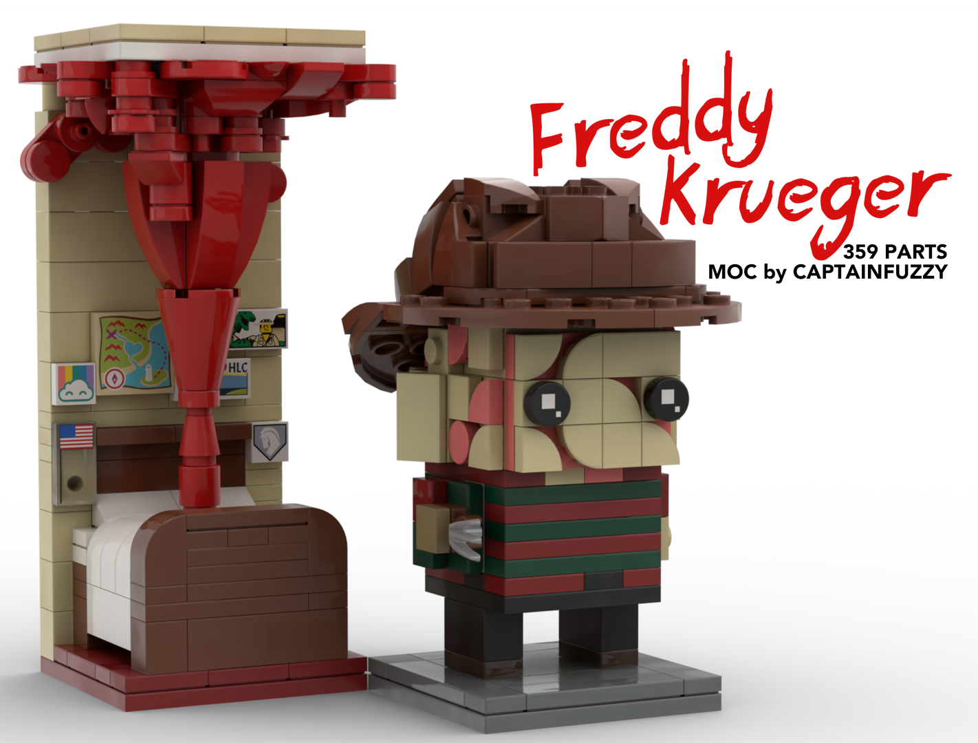 Freddy Krueger Brickheadz