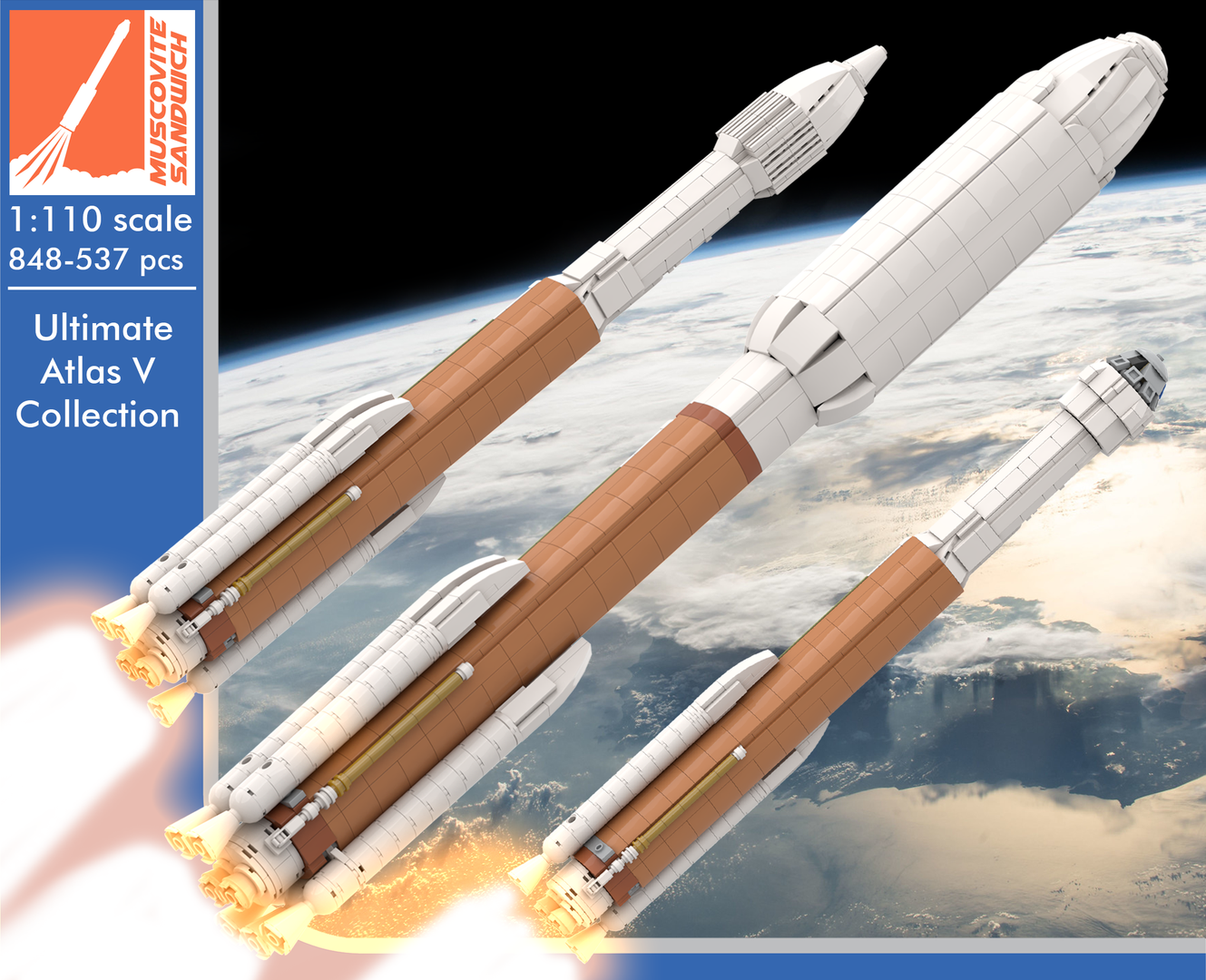 Ultimate Atlas V (Saturn V scale)