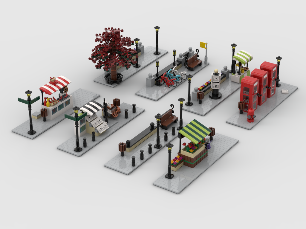 Modular Corner Pack #1+#2 - Turn every modular model into a corner