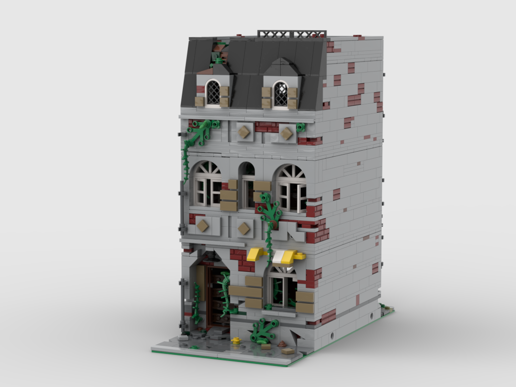 Wilhelminian style house ruin "GDR"