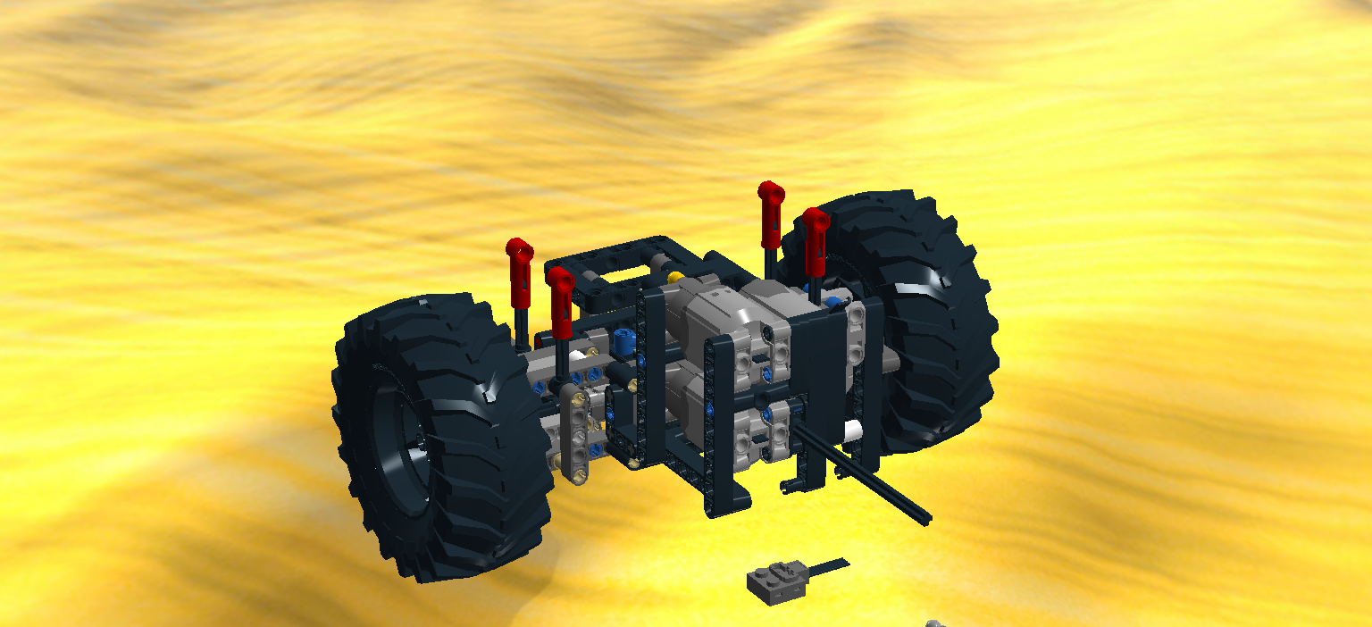 Unfinished afterdrive system with adder