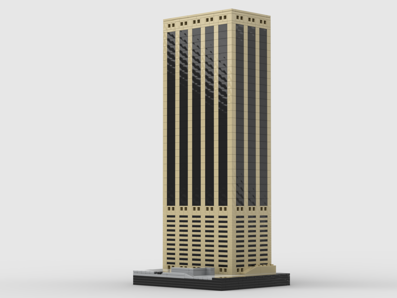 55 Water Street at 1/650th Scale (MOC-47826) - LEGO MOC | MOC Tracker