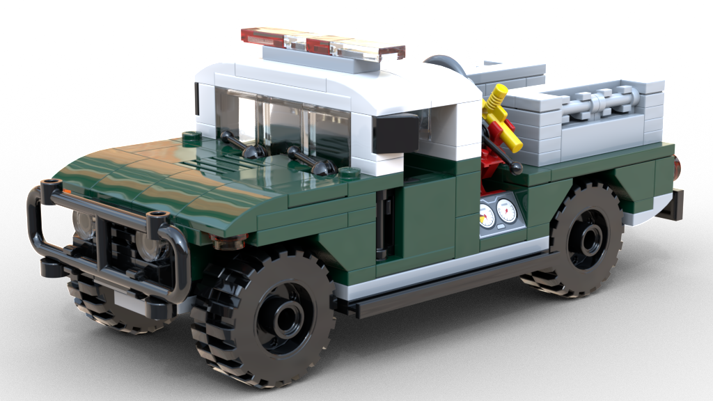 Green Creek Fire Hummer