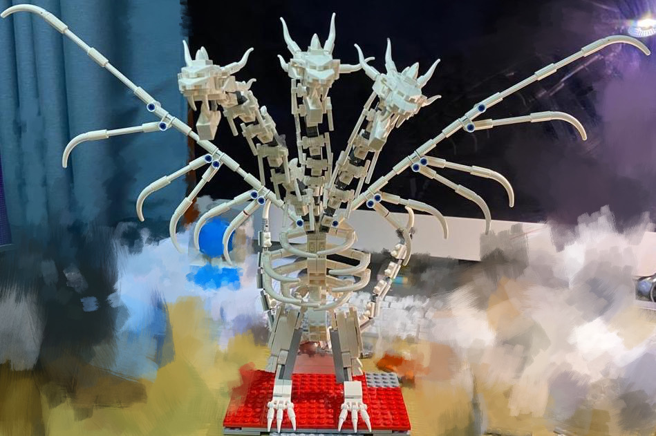 Fossil of King Ghidorah