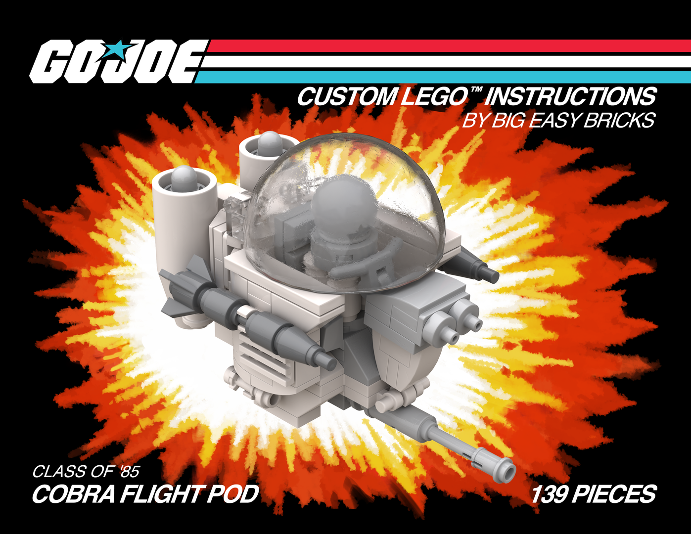 GO Joe - Cobra Flight Pod