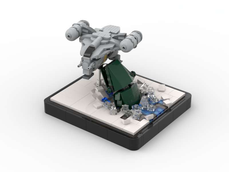 Model Had Razor Attack Razor Crest Attack Micro - The Mandalorian (MOC-48067) - LEGO MOC | MOC ...