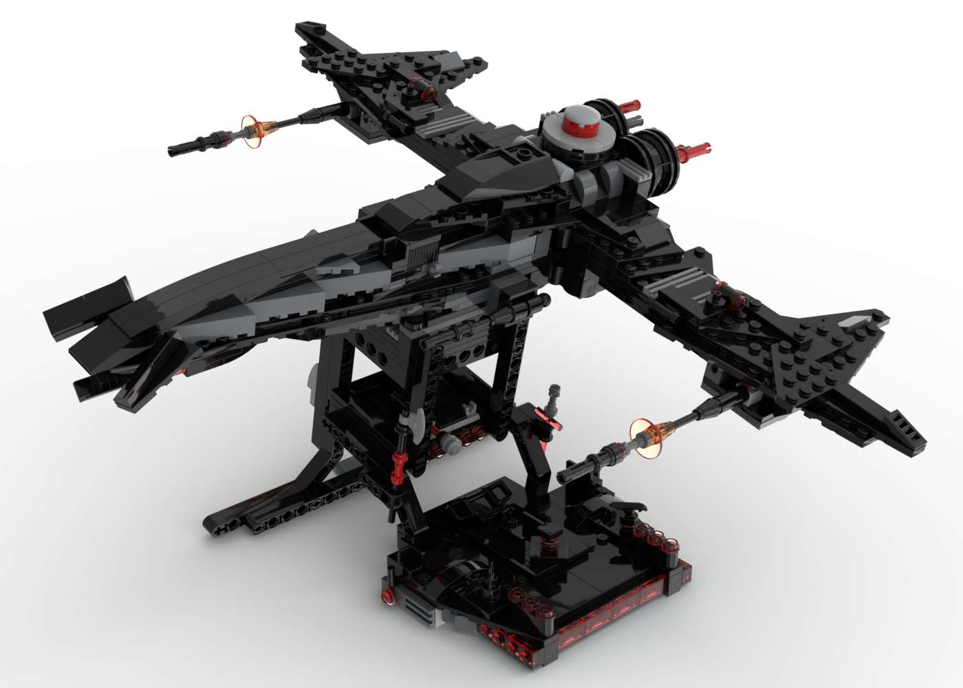 75256 - Republic Striker / Liberation Class Fighter - Knights of Ren Edition alternate build