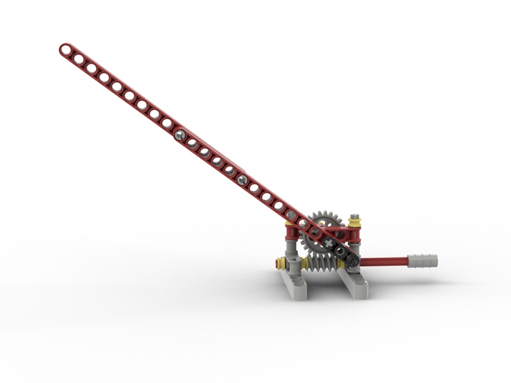 Worm gear design - Parking barrier