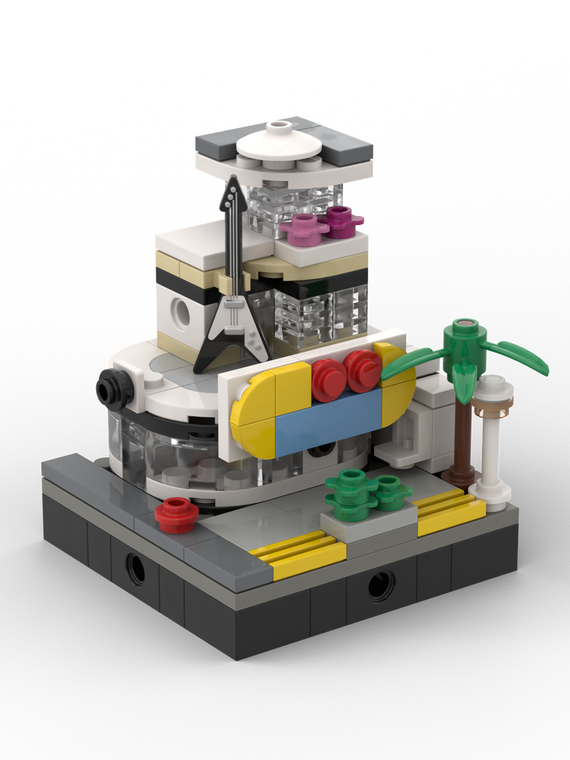 Modular Moc Gutiar-Shop - mini modular (MOC-48522) - LEGO MOC | MOC Tracker