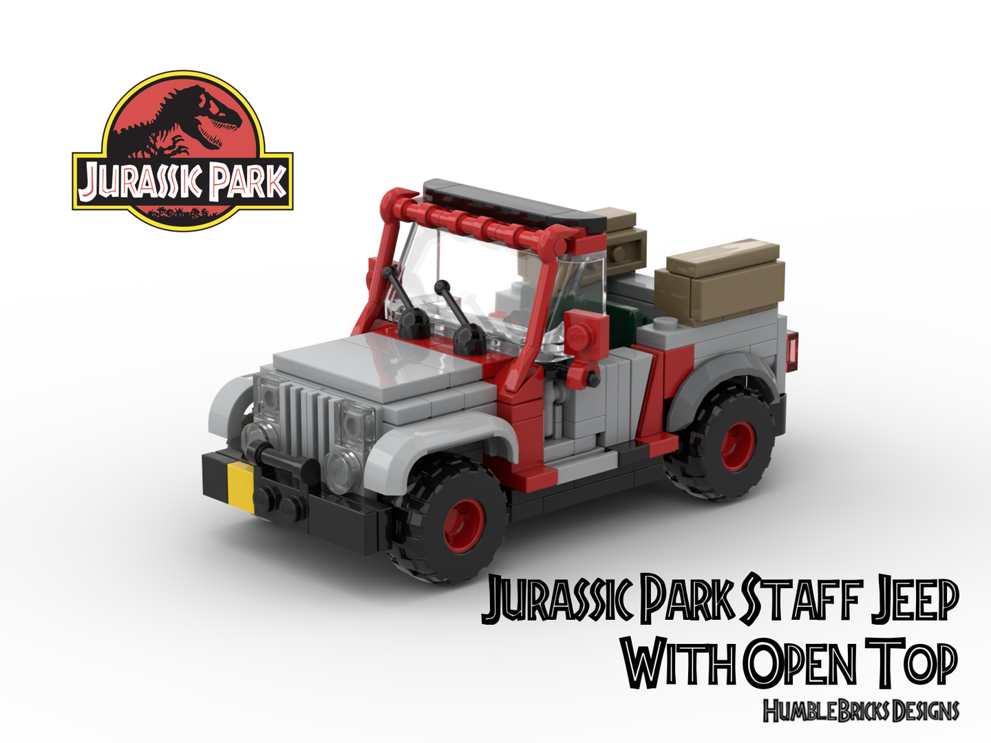 Jurassic Park Staff Jeep with Open Top