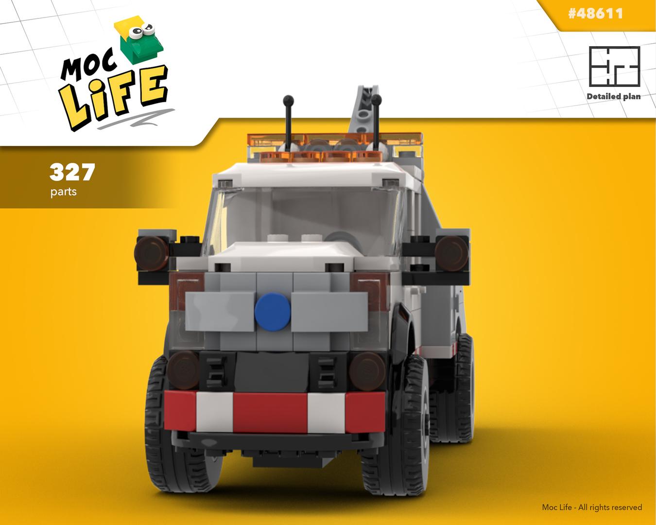 Ford F-450 quad cab dually towing (MOC-48611) - LEGO MOC | MOC Tracker