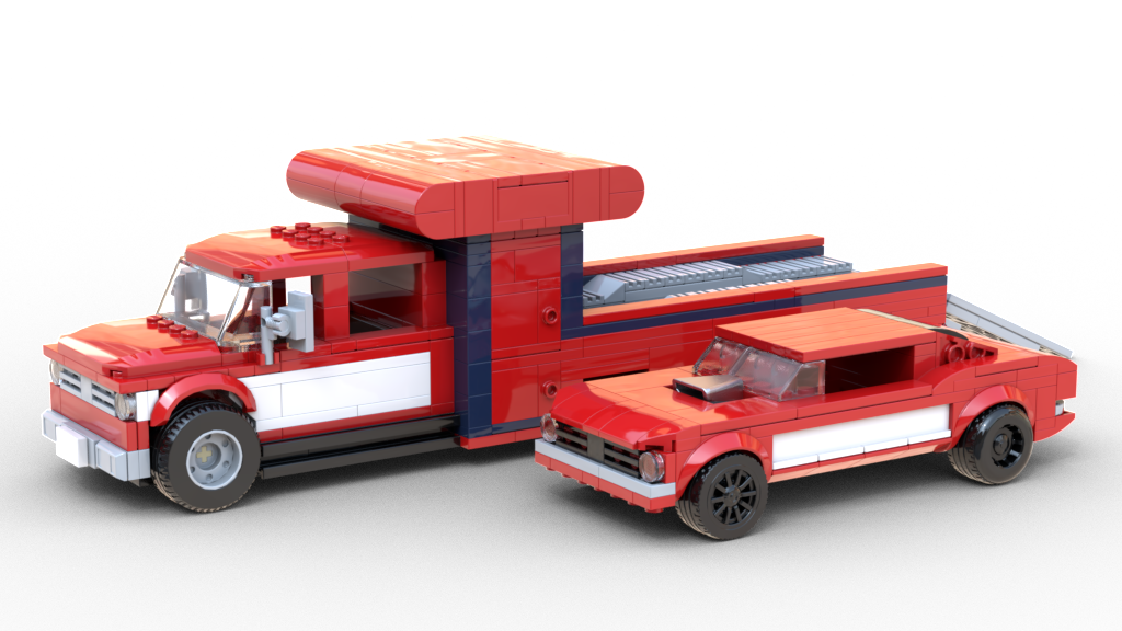 Tom McEwan's "Mongoose" Duster and Dodge D700 Hauler