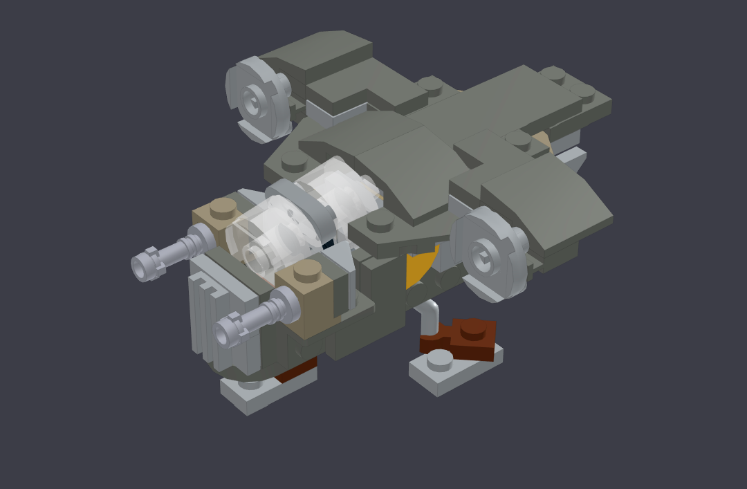 The Mandalorian: Mini Razor Crest alternate build