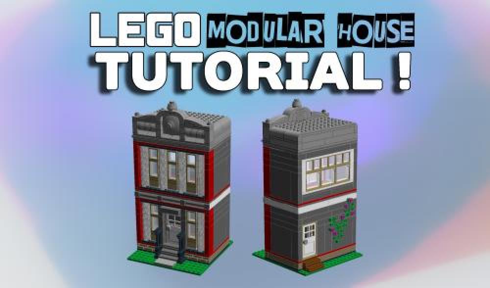 Modular Moc RedWall Modular House MOC (MOC-4916) - LEGO MOC | MOC Tracker