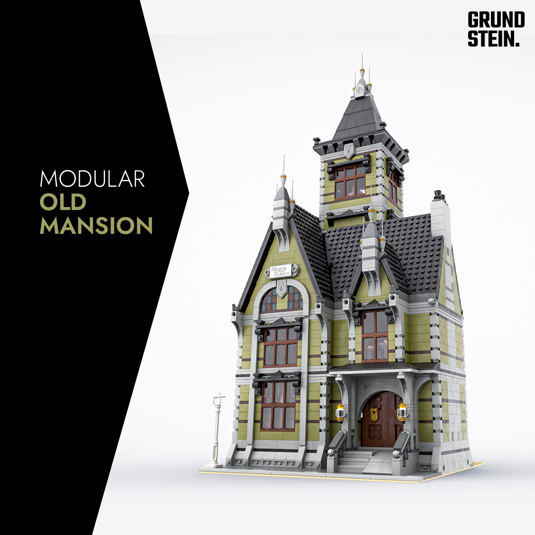 Old Mansion- 10273 Haunted House Modular Modification