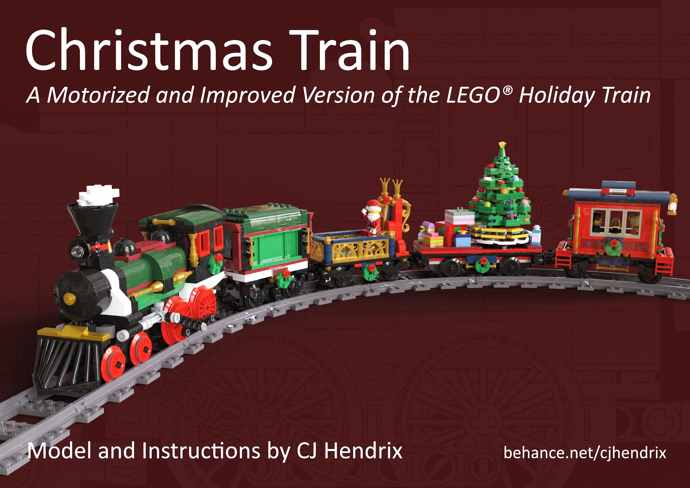 Motorized and Improved Christmas Train